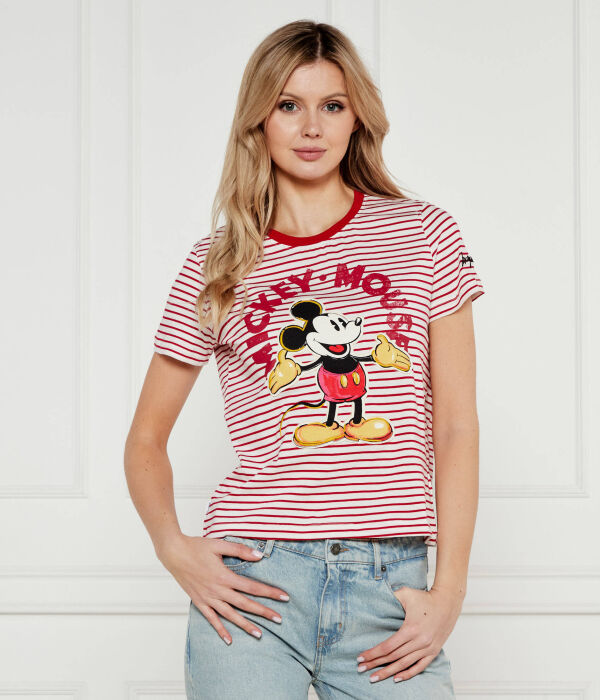

Футболка с Микки Маусом Regular fit Desigual, красный