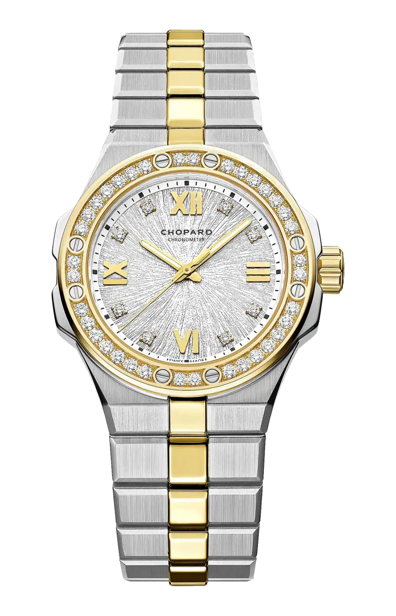 

Alpine eagle 33 мм, автоматический механизм, этичное желтое золото, lucent steel, бриллианты - 298617-4001 CHOPARD