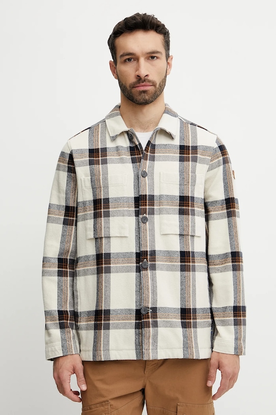 

Рубашка Singi Flannel Overshirt M Fjallraven, бежевый