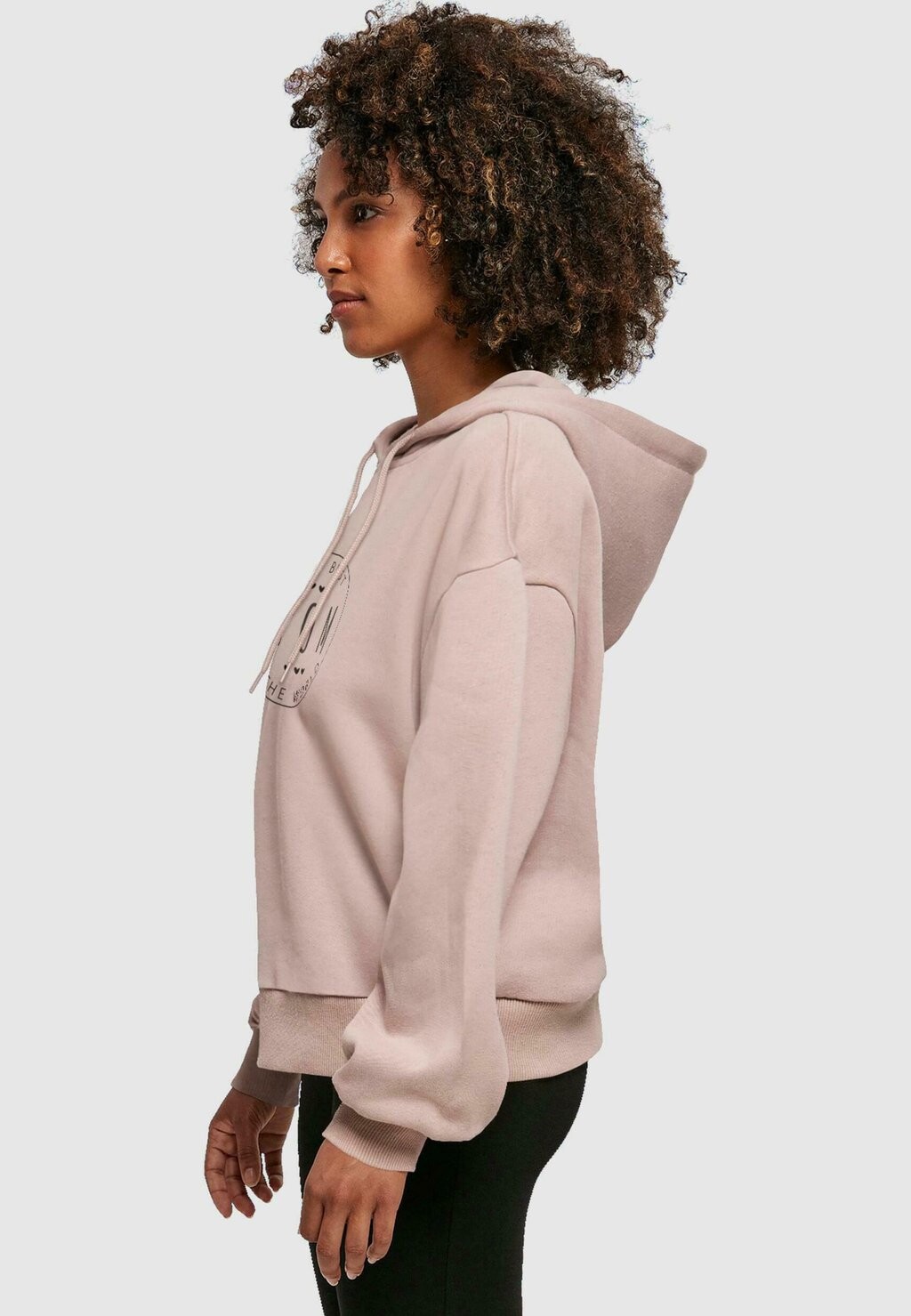 

Толстовка с капюшоном MOTHERS DAY THE BEST MOM OVERSIZED Merchcode, розовый