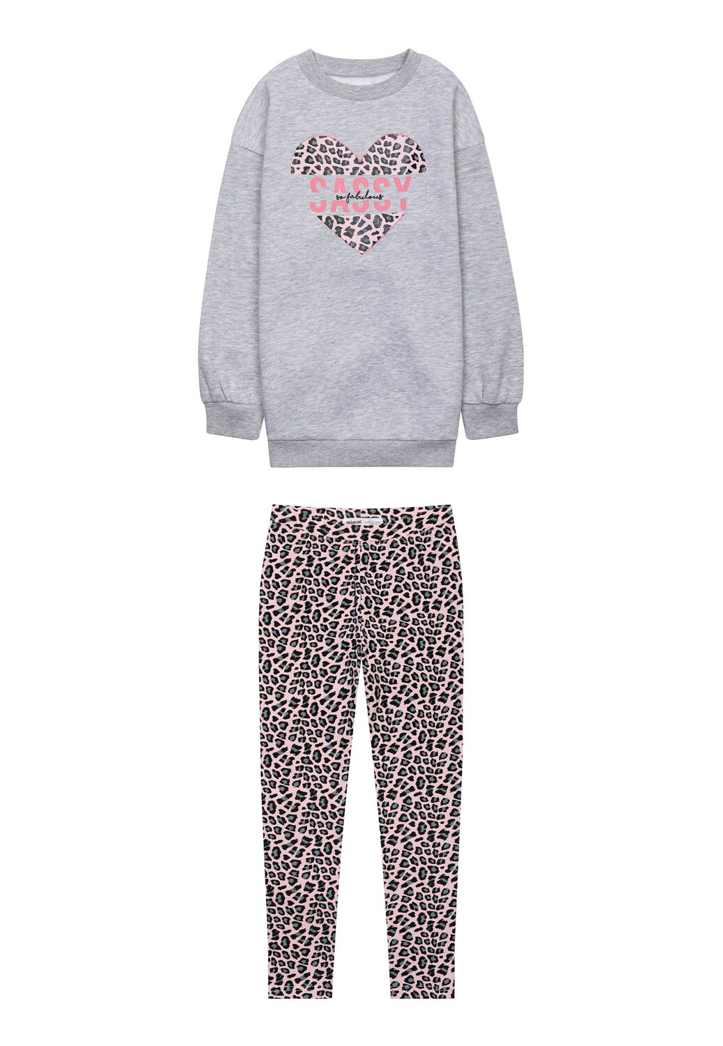 

Толстовка Minoti 2tlg. Outfit: 12KSET1, светло серый