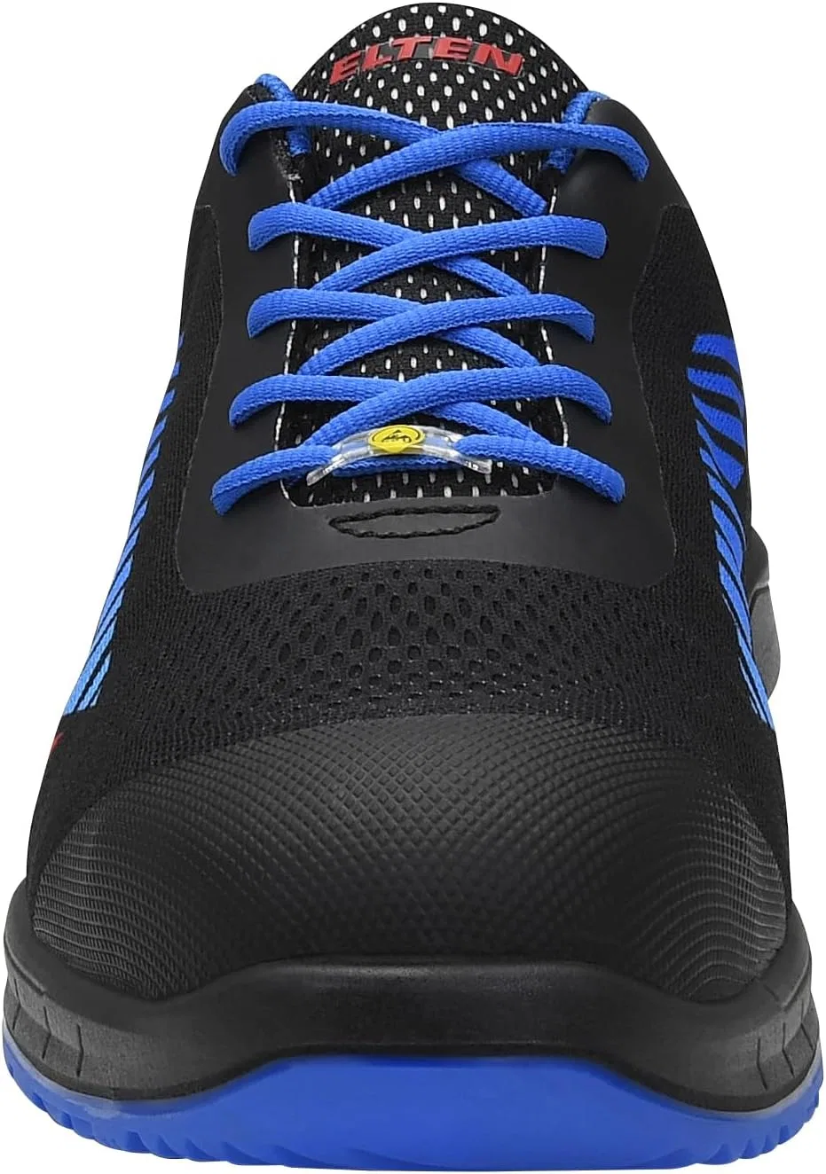 Защитные ботинки ELTEN Larkin XXSports Black-Blue Low ESD S1, женские и мужские, текстильные, со стальным защитным носком, легкие, спортивные — фото 4