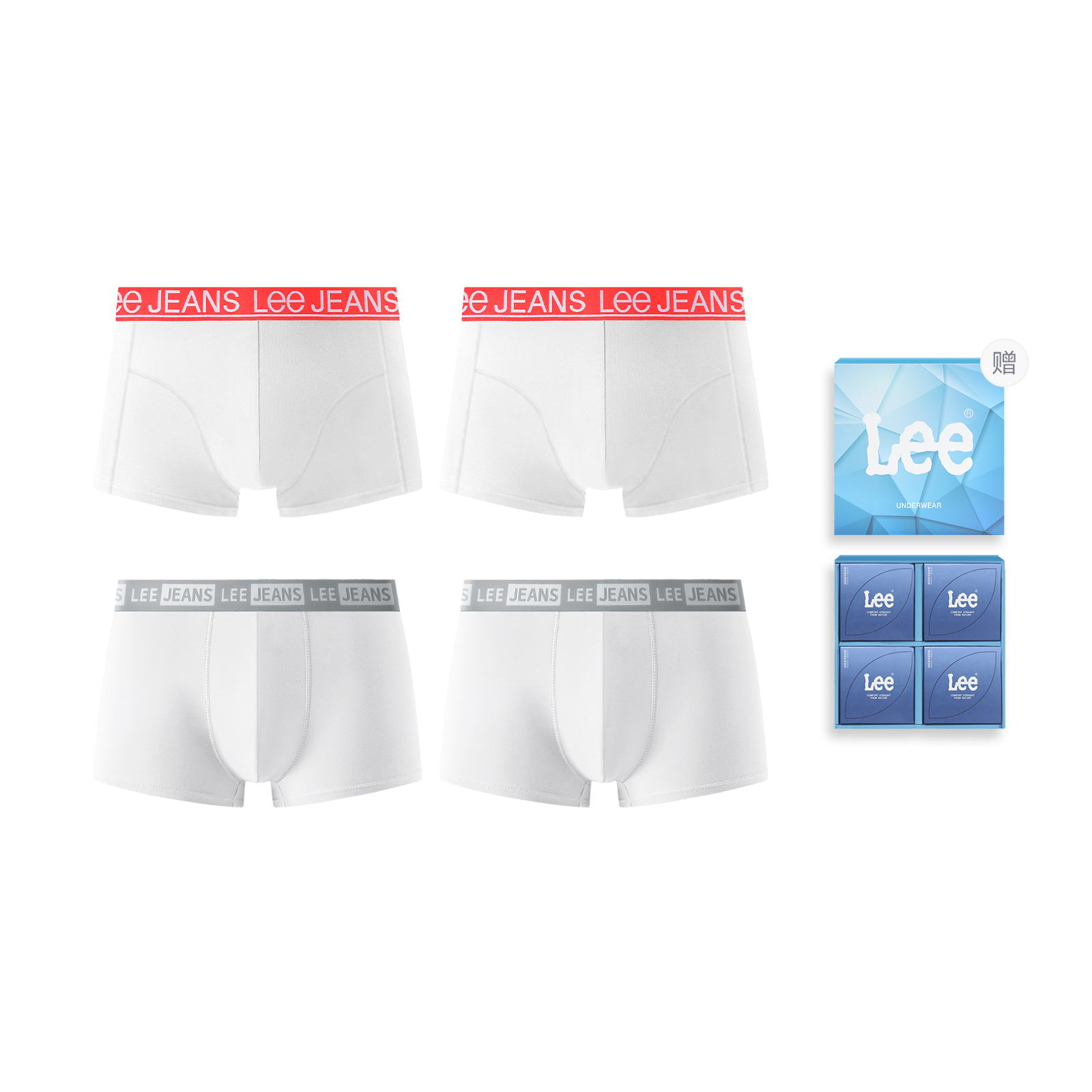 

Lee Edge Color 3.0 мужское нижнее белье подарочная упаковка 4 штуки