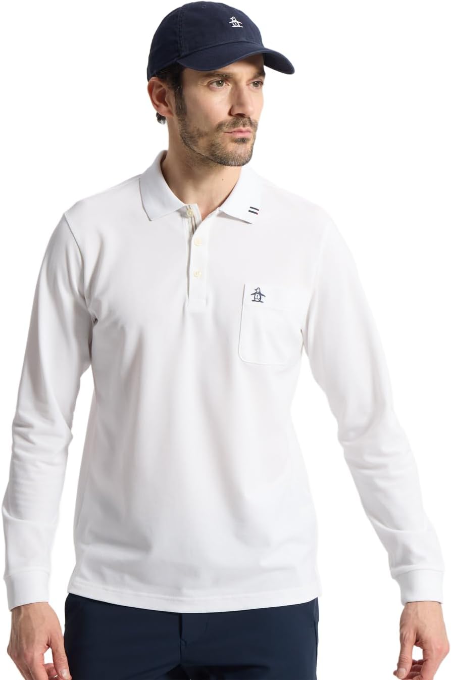 

Поло с длинными рукавами Manard x SUNSCREEN Bear Pique Munsingwear, белый