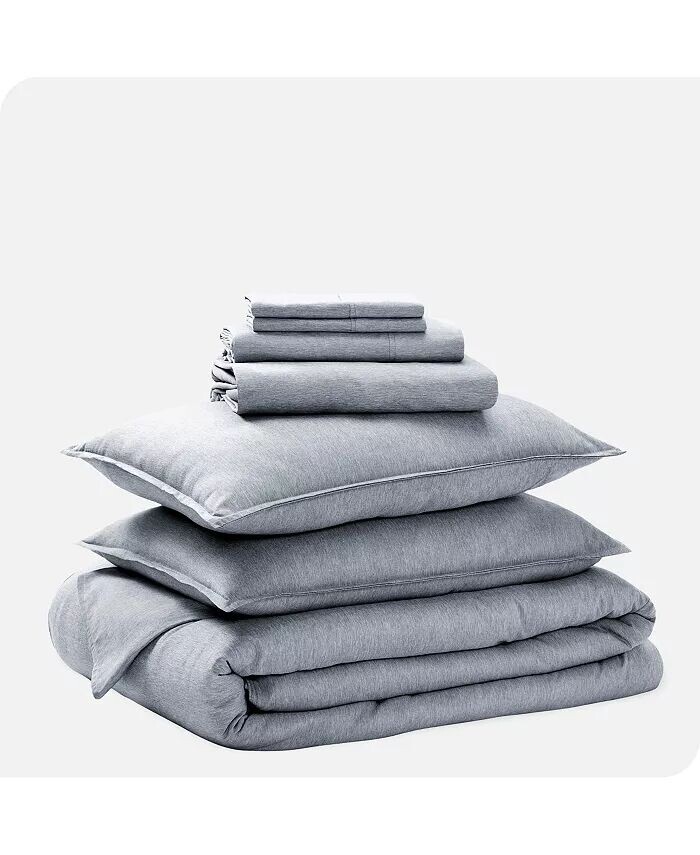 

Полный комплект постельного белья King Bare Home, синий