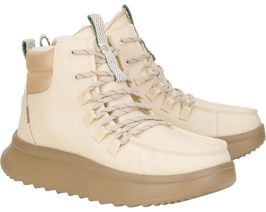Ботинки Hey Dude Wendy Peak Apres Coated Twill, слоновая кость