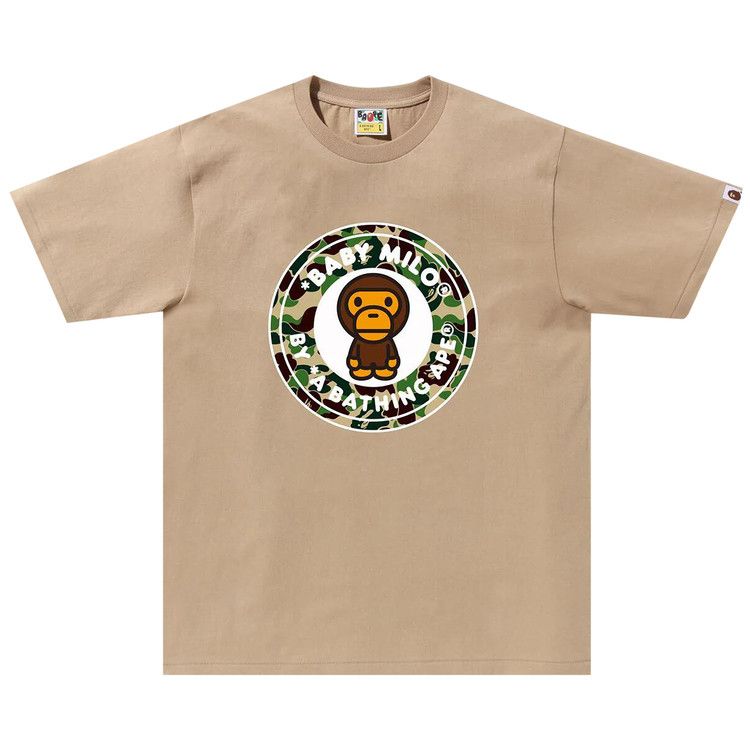 

Футболка BAPE ABC Camo Milo Busy Works Tee, Beige/Green