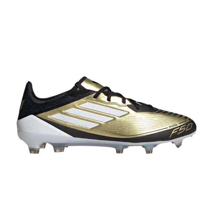 

Кроссовки Messi Adizero F50 Pro FG, цвет Triunfo Dorado