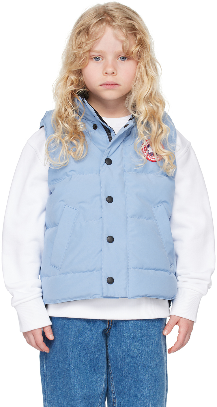 

Детский синий жилет Vanier Down Canada Goose Kids, Daydream