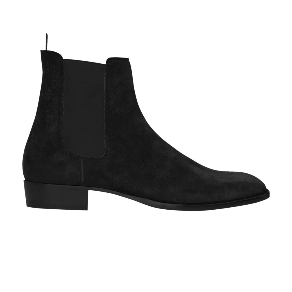 Ботинки Челси Saint Laurent Wyatt 30, черный