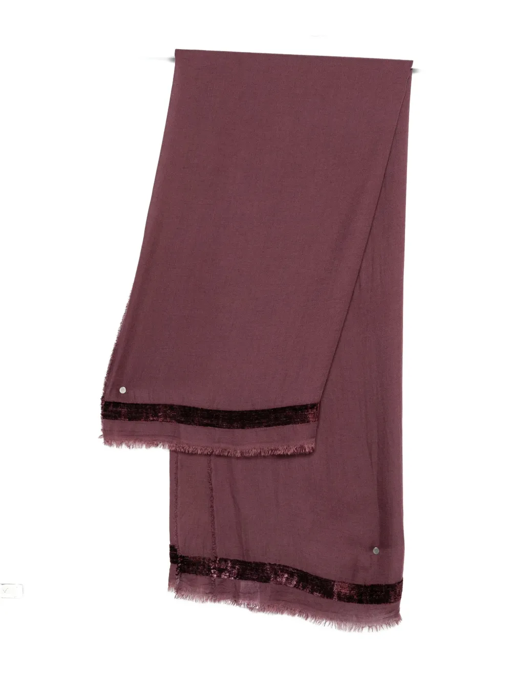 

Шарф с бахромой Faliero Sarti, фиолетовый