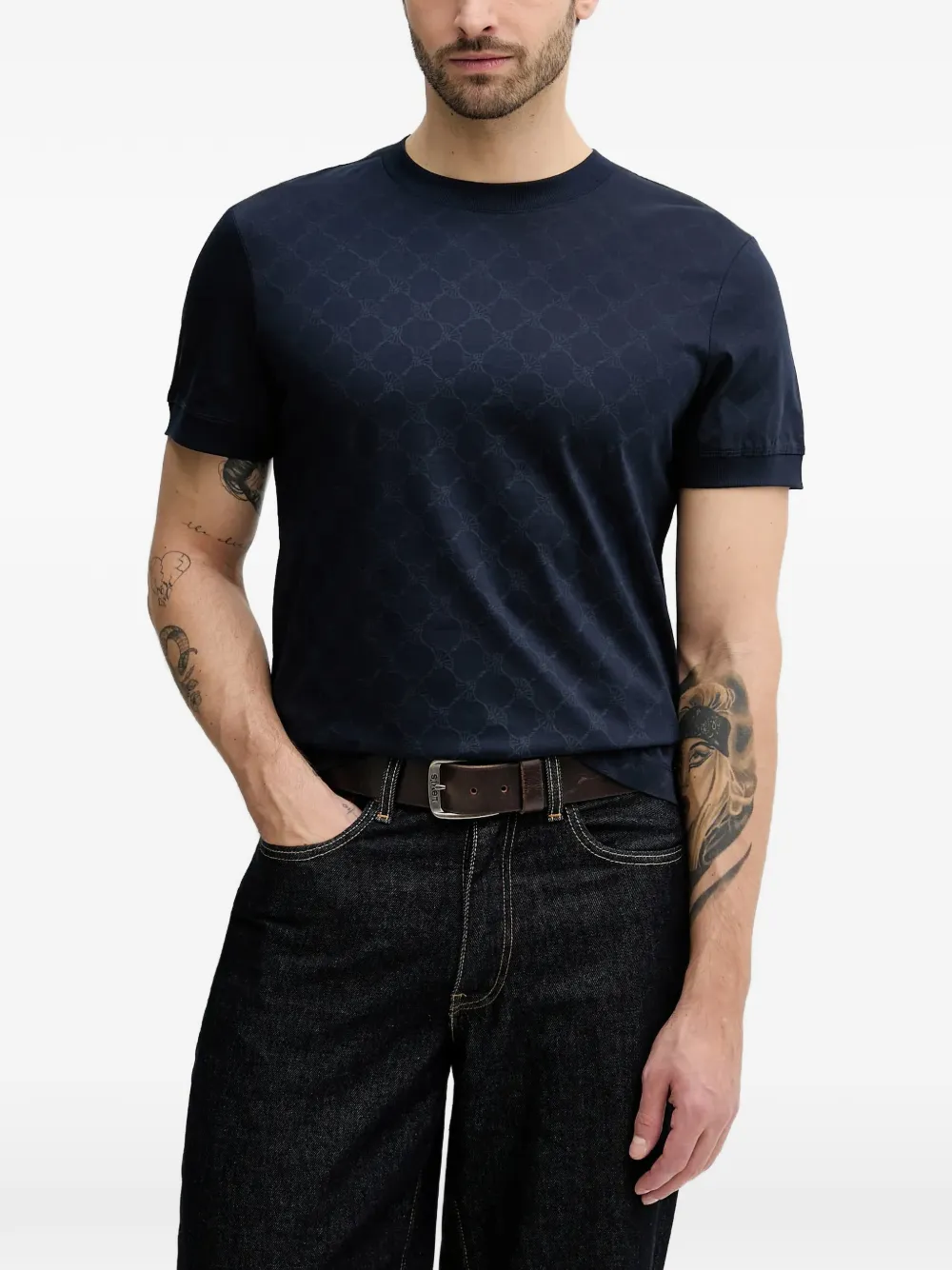 

Футболка цвета василька Joop!, синий