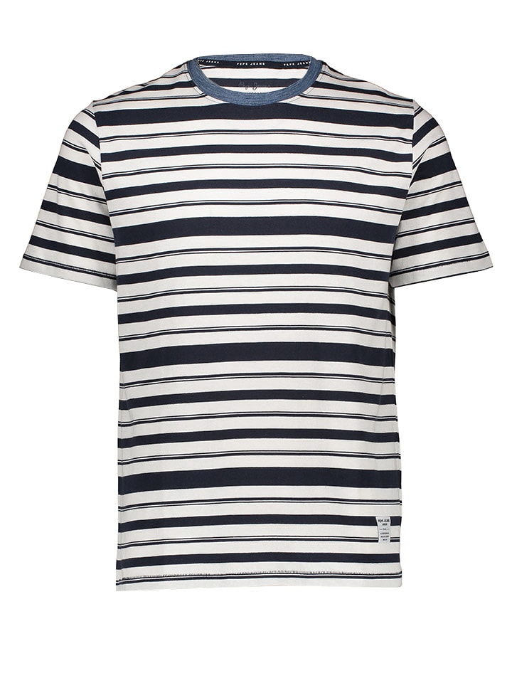 

Футболка Pepe Jeans Shirt Cabo, цвет Dunkelblau/Weiß