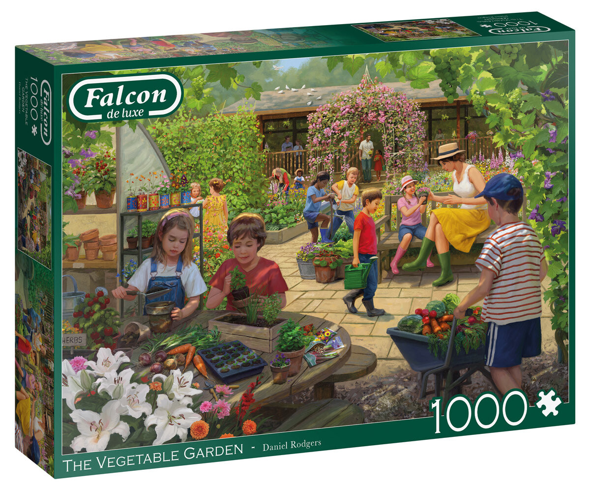 

Сокол, пазл, Школьный огород, 1000 шт. Falcon