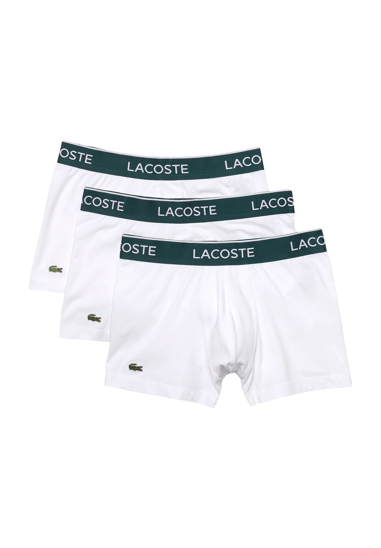 

Мужские повседневные брюки, 3 шт, пояс с логотипом LACOSTE, белый