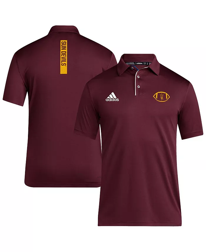 

Мужская бордовая поло Arizona State Sun Devils Coaches adidas
