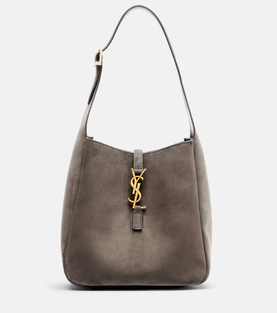 

Маленькая замшевая сумка через плечо le 5 à 7 supple small Saint Laurent, Urban Grey