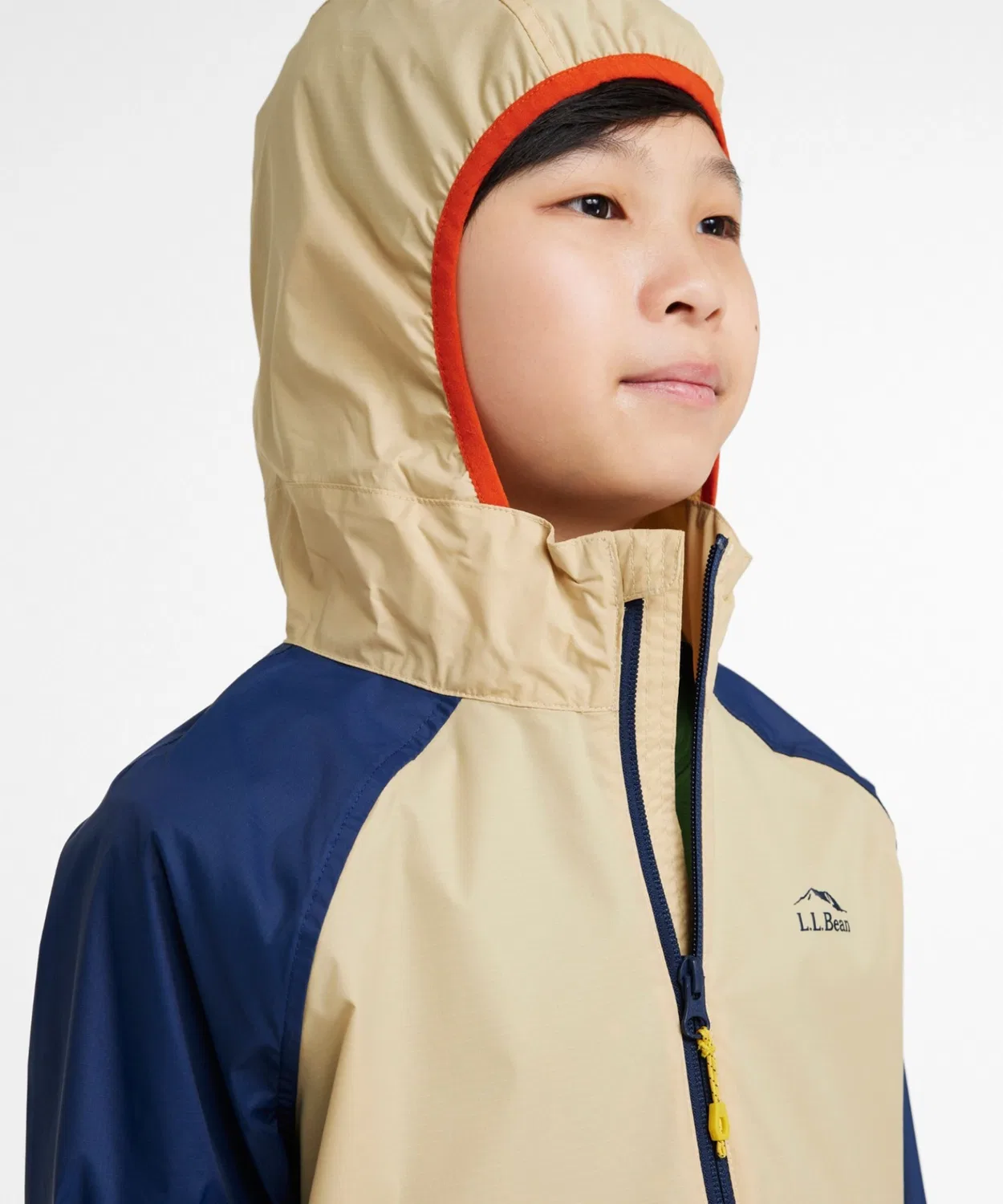 Ветровка детская L.L.Bean Wind and Rain Jacket фиолетовая — фото 2