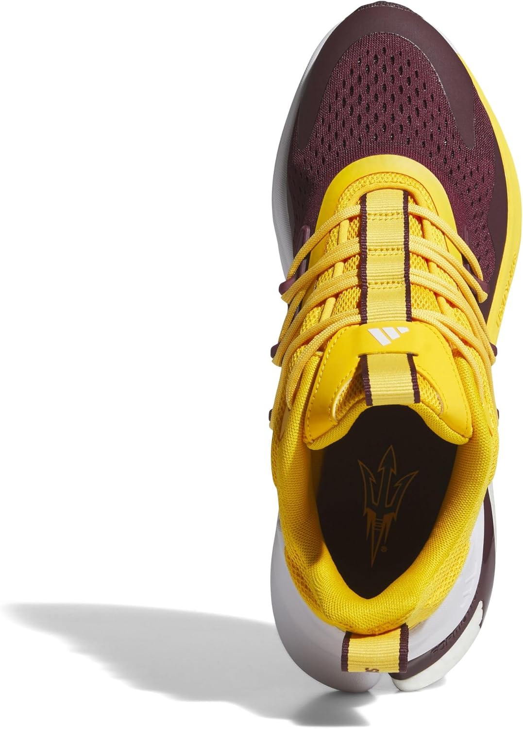 Кроссовки Adidas Унисекс-взрослые NCAA 25/26 Team Alphaboost V2, белый/бордовый — фото 3