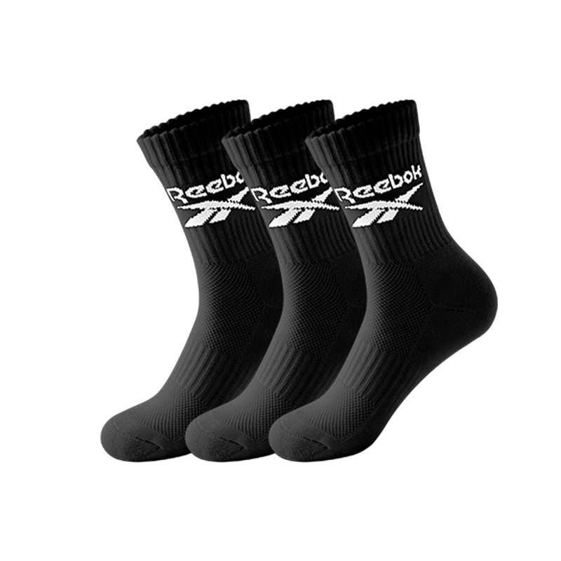 

Универсальные баскетбольные носки 3 пары Reebok, черный