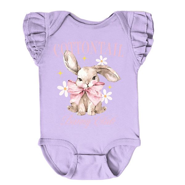 

Боди с рукавами-фонариками Coquette cottontail bunny club The Juniper Shop, Lavender