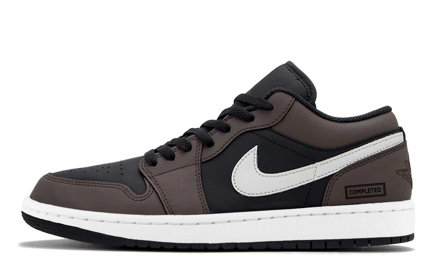 

Jordan Кроссовки Air 1, износостойкие, легкие, с возможностью увеличения высоты, низкие, винтажные, баскетбольные, мужские, черный и коричневый