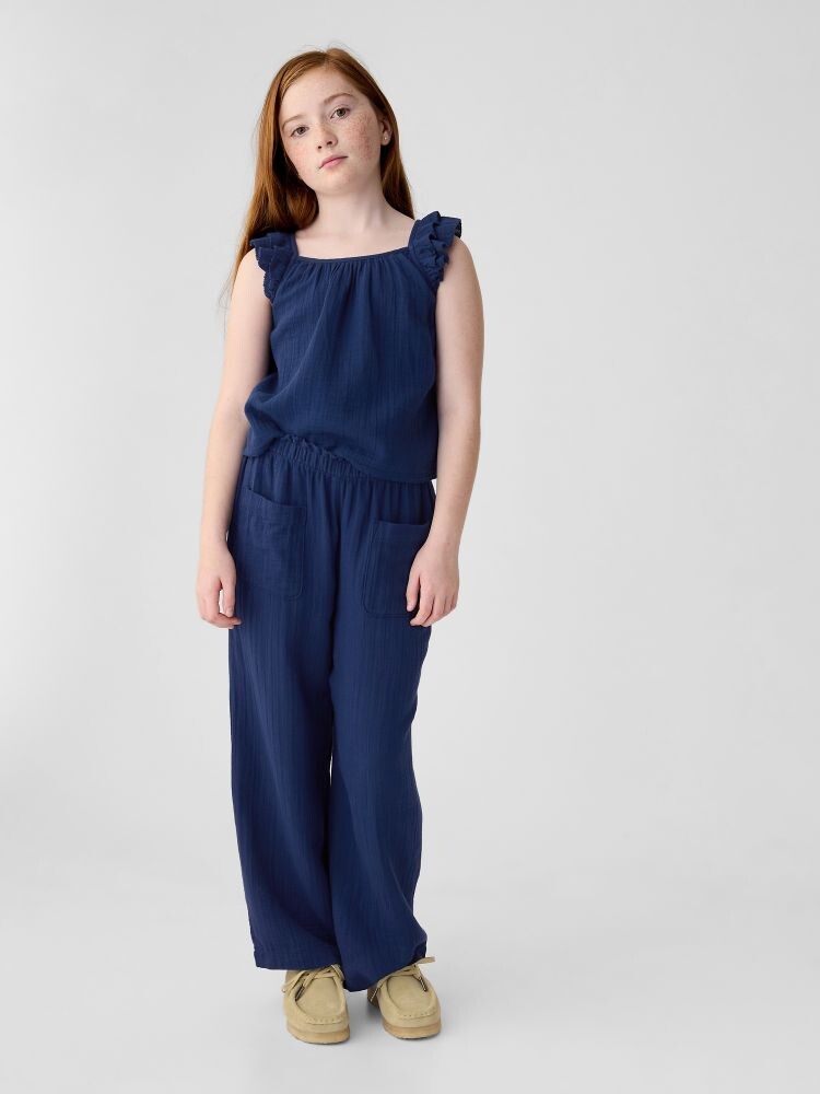 

Детские муслиновые брюки Gap, синий