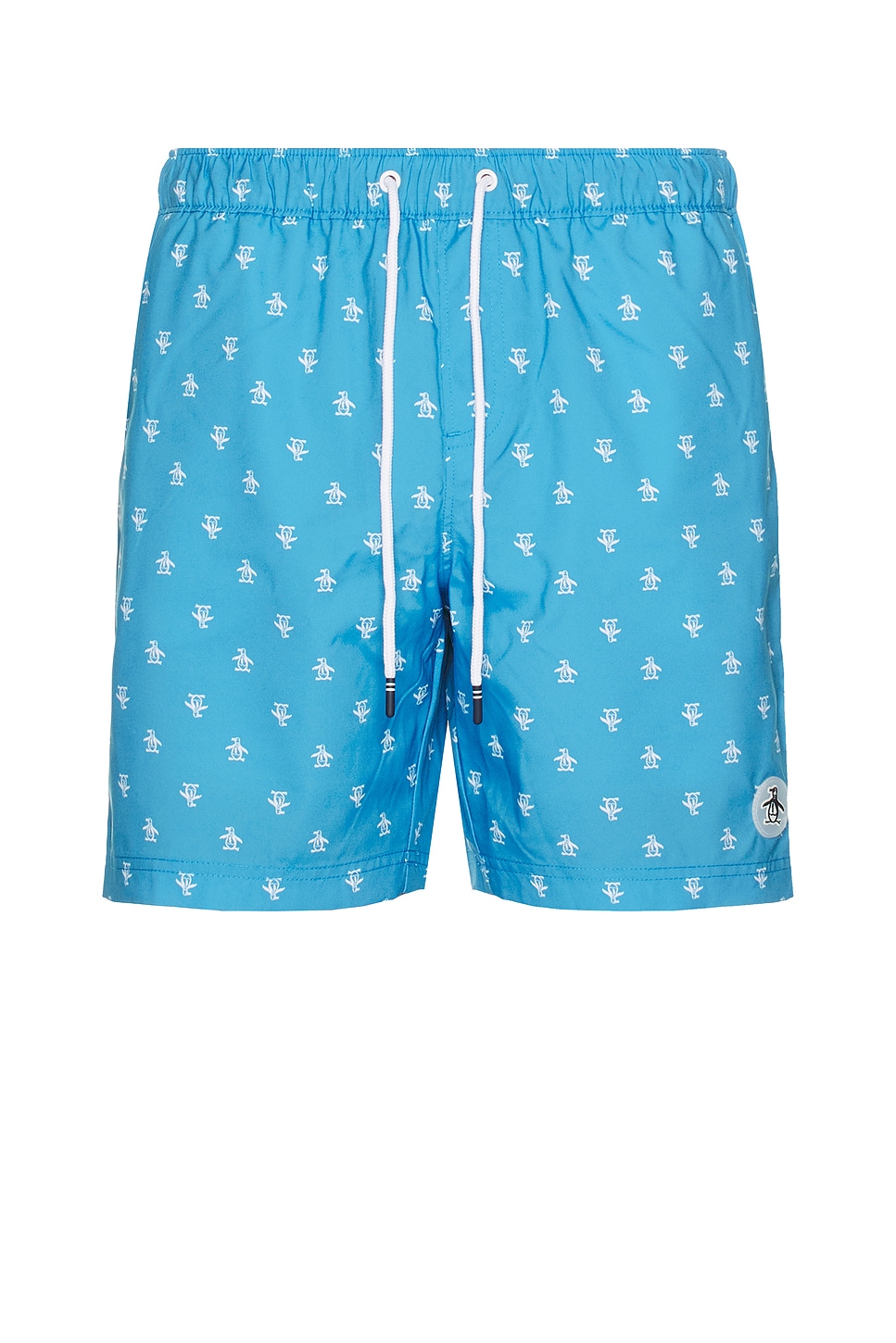 

Плавки с принтом re-pete 7" volley all over print Original Penguin, ibiza blue