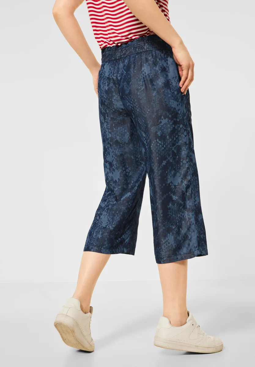 

Джинсы свободного кроя STREET ONE из лиоцелла, цвет Blue Snake Laser Print