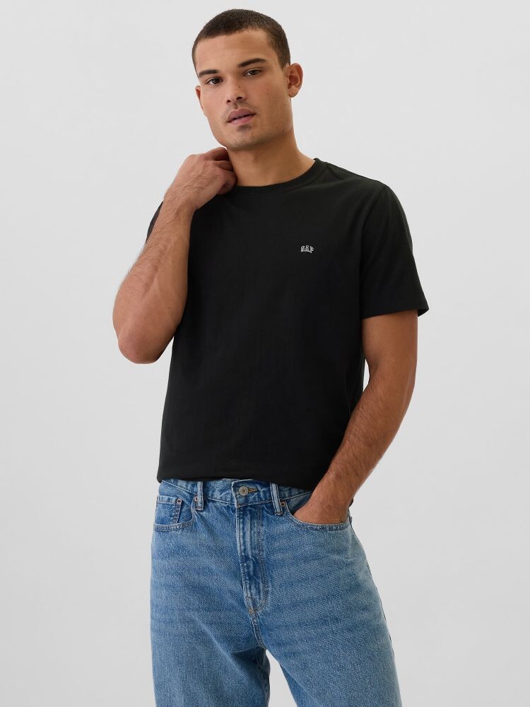 

Футболка с логотипом Gap, черный