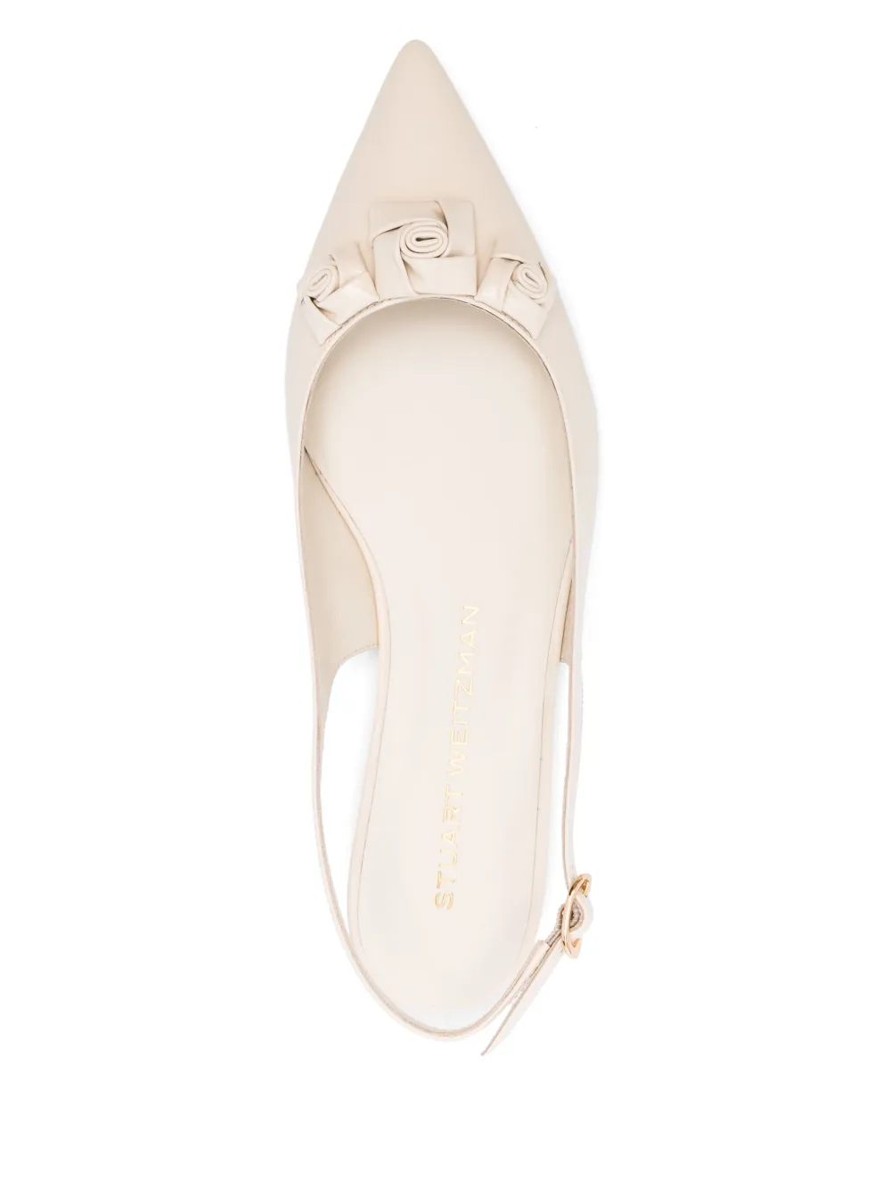 Туфли на плоской подошве Stuart Weitzman, нейтральный — фото 4