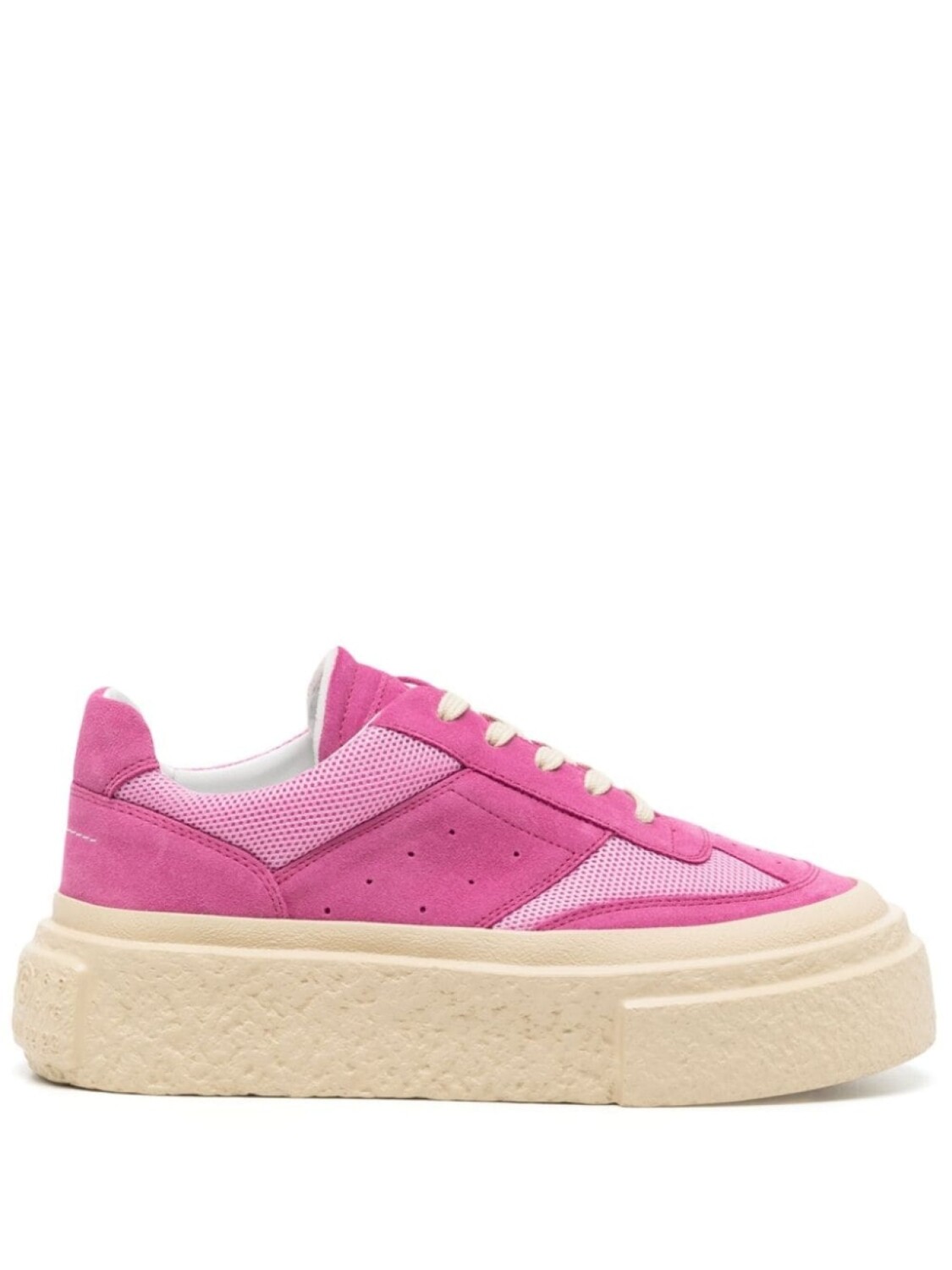 

MM6 Maison Margiela кроссовки Gambetta со вставками, розовый