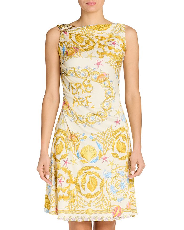 

Подводное барокко Платье-фуляр Versace, мультиколор