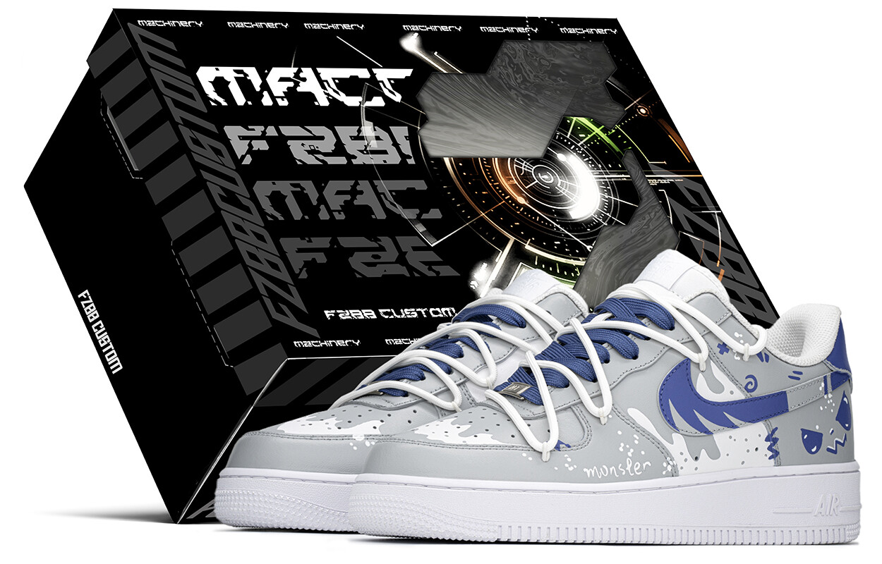 

Мужские кроссовки для скейтбординга Nike Air Force 1, Washed Blue