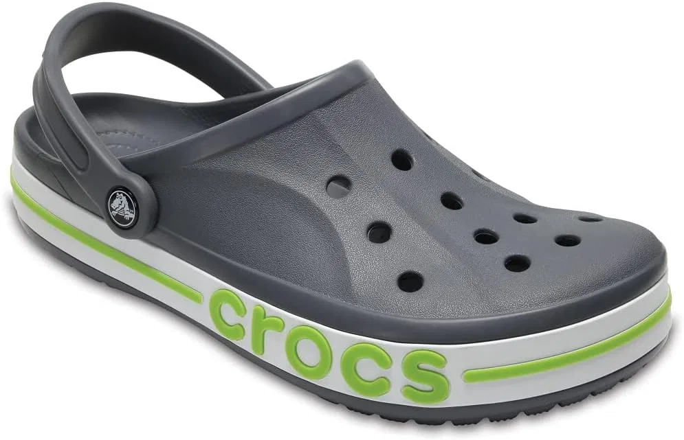 Мужские мюли Crocs, charcoal/volt green — фото 2
