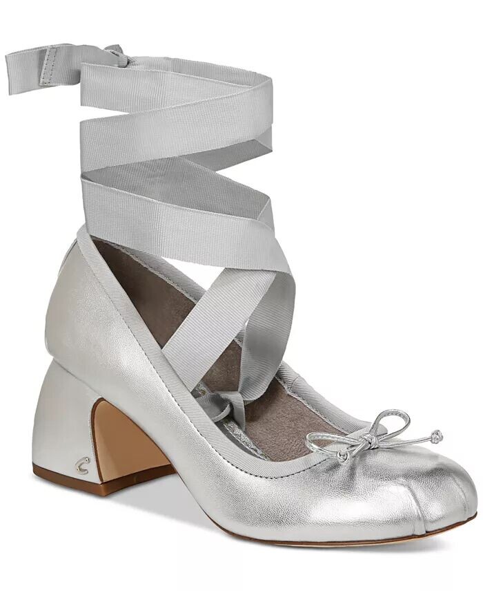 

Балетки Della на блочном каблуке со шнуровкой Circus NY by Sam Edelman, серый