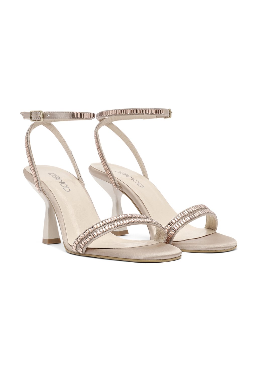Сандалии High heeled sandals Derimod, бежевый — фото 2