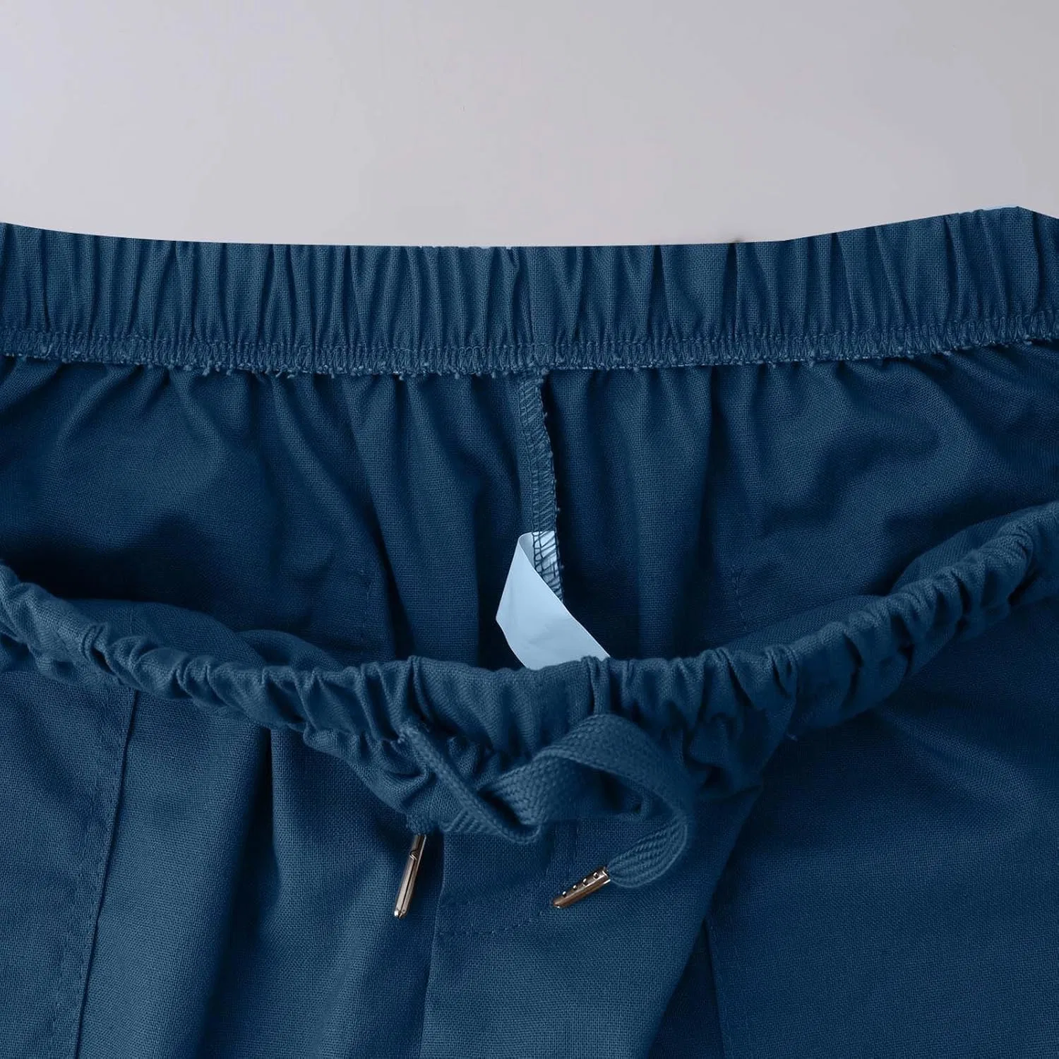 Шорты мужские на лето, Cotton & Linen, Dark Blue — фото 3