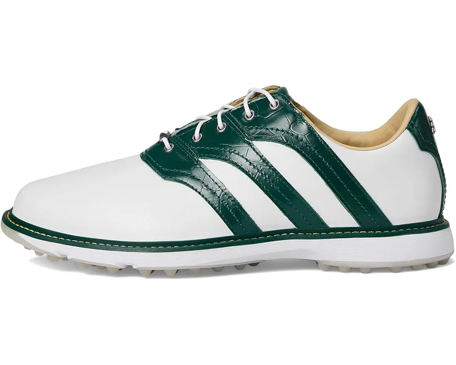 Кроссовки Adidas Golf MC Z-Traxion Spikeless Golf Shoes, Footwear White/Collegiate Green/Yellow — фото 4