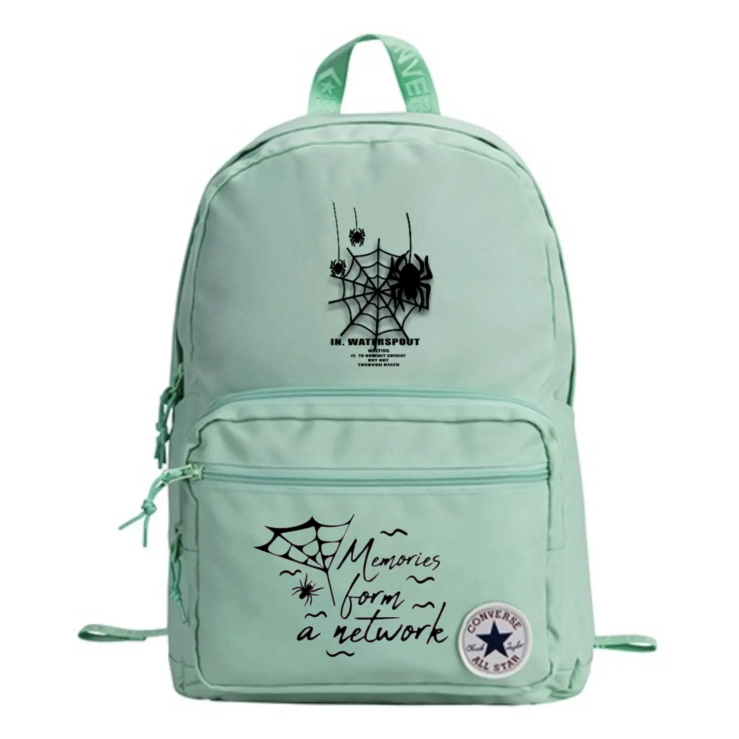 

Converse Полиэстеровый рюкзак унисекс зеленый алоэ вера, Spider