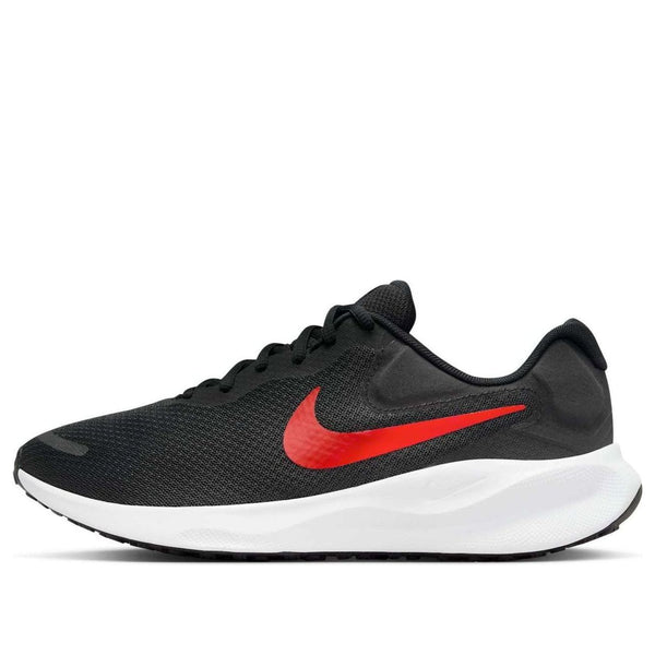 

Кроссовки revolution 7 'black white university red' Nike, черный