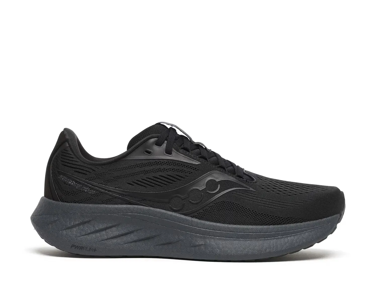 

Беговые кроссовки Ride 18 - мужские Saucony, Black/Dark Grey
