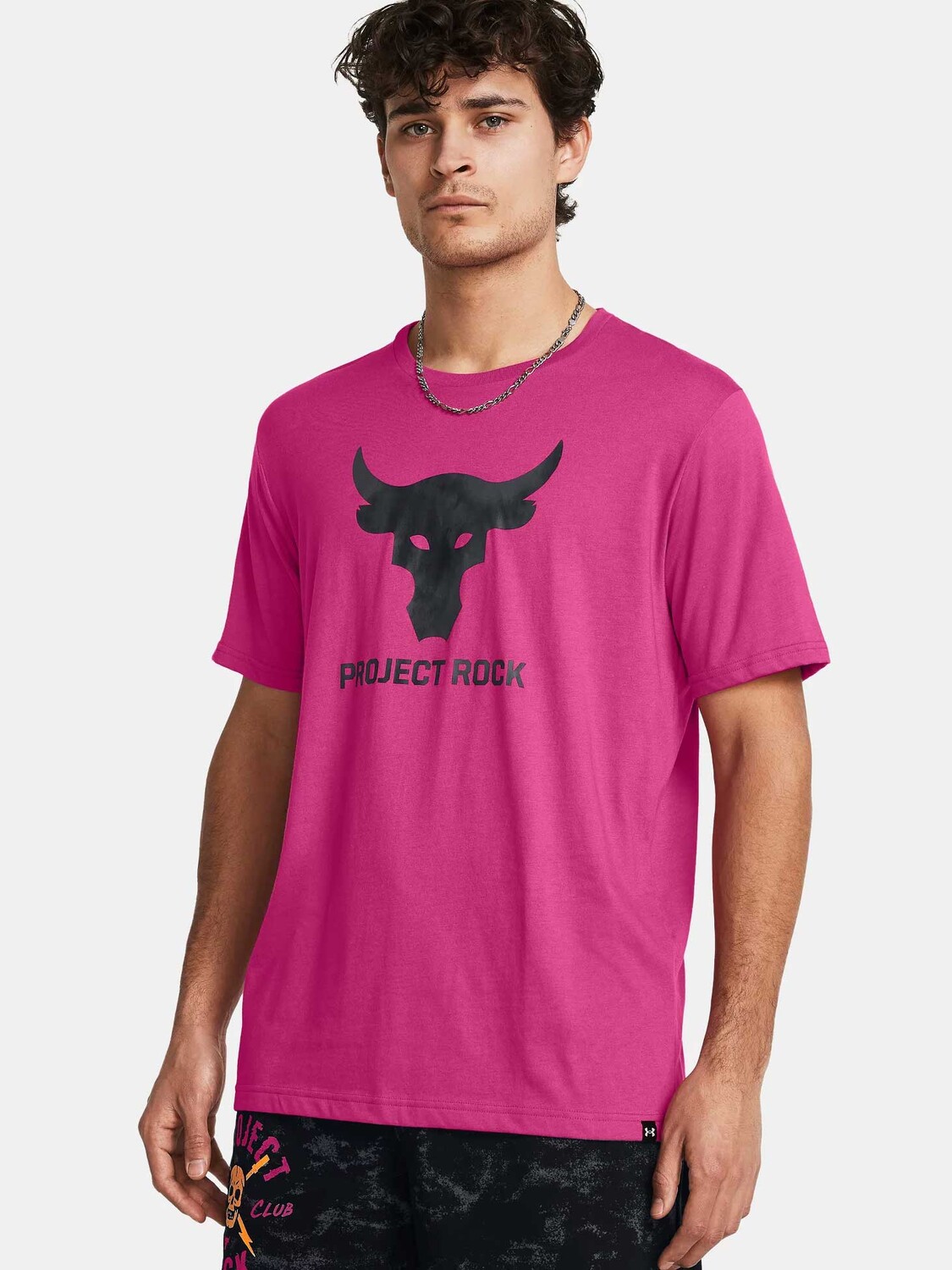 

Футболка Under Armour UA Pjt Rck Payoff Graphc SS, розовый