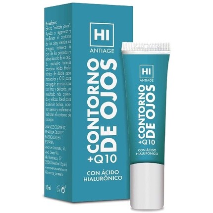 

Контур глаз 15 мл с гиалуроновой кислотой и Q10, Hi Antiage