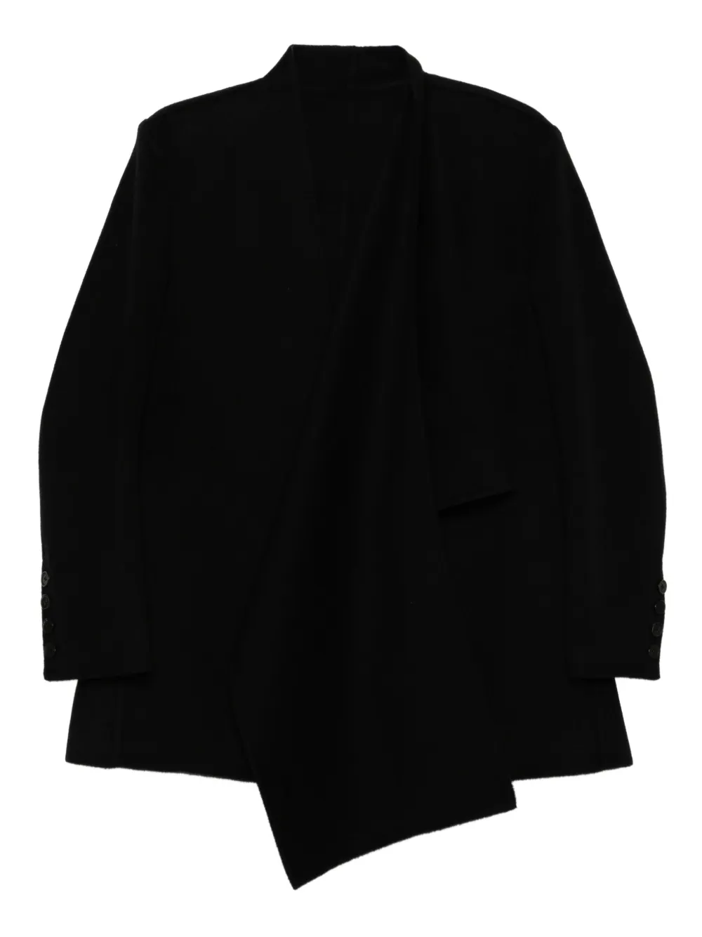 

Пальто асимметричного кроя JNBY, черный