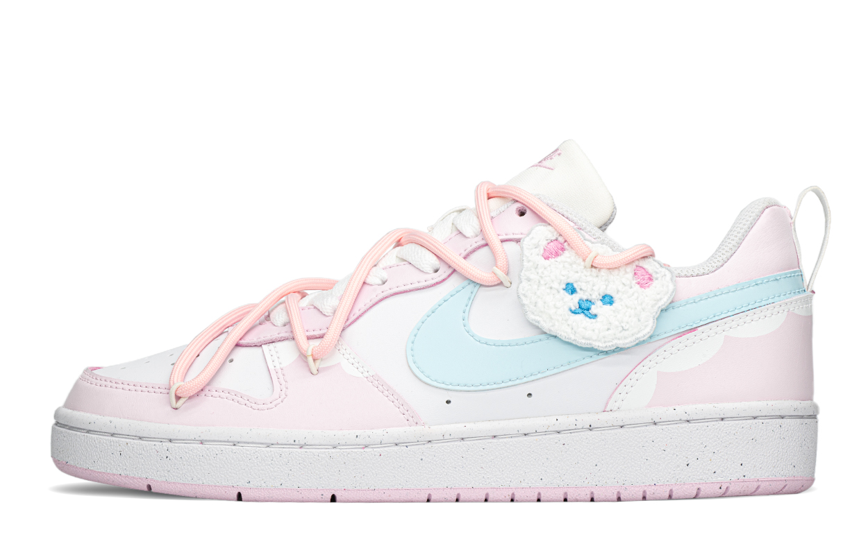 

Детские скейтерские кроссовки Court Borough для младших школьников Nike, розовый