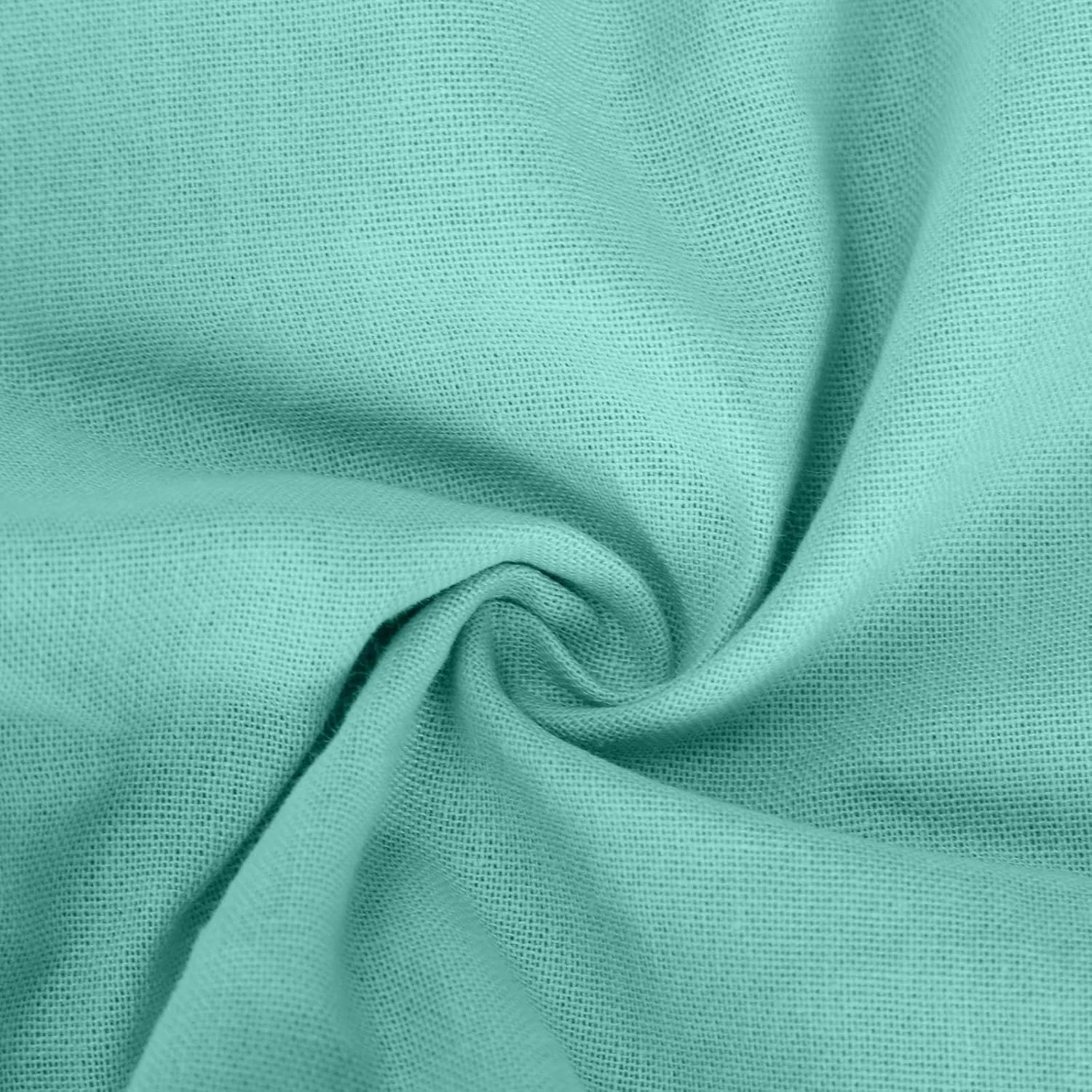 Шорты женские высокие талия, лен, A02_light Blue — фото 3