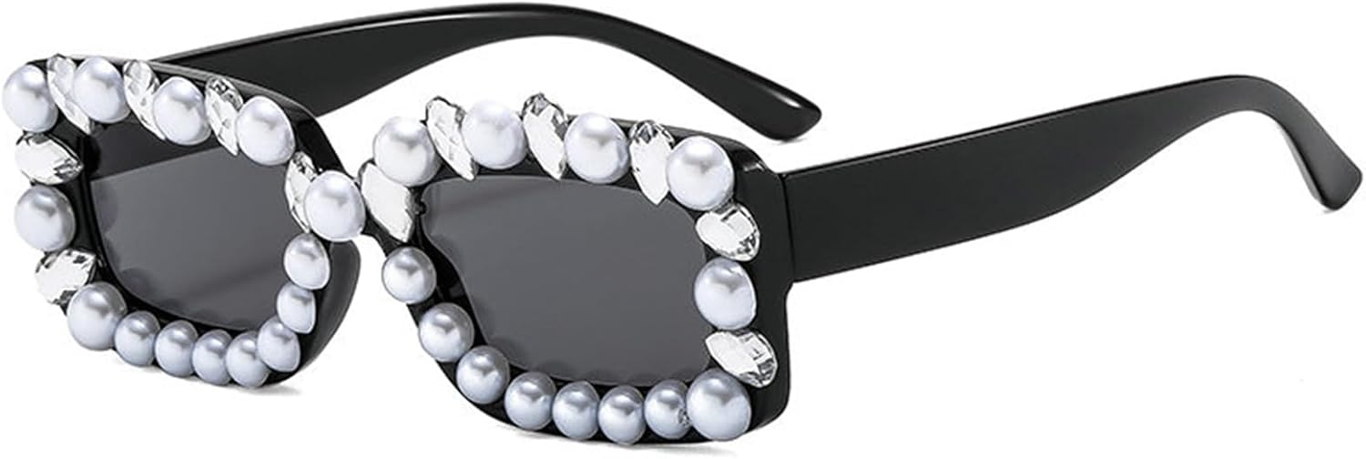 

Солнцезащитные очки Willochra Pearl прямоугольной формы, конфетных цветов, винтажные, ретро, ​​с бриллиантами, узкие, квадратные, со стразами, для вечеринок, F27, Black