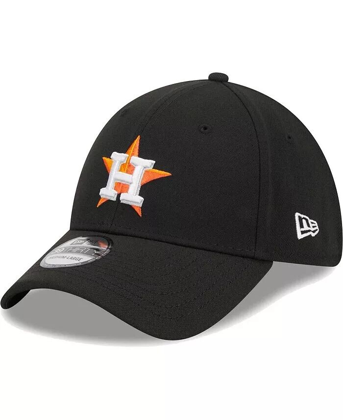 

Мужская черная кепка Houston Astros Logo 39THIRTY Flex Hat New Era