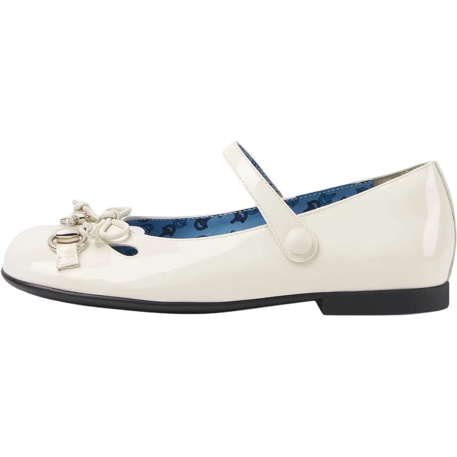 

GUCCI Низкие детские кожаные туфли, белые детские